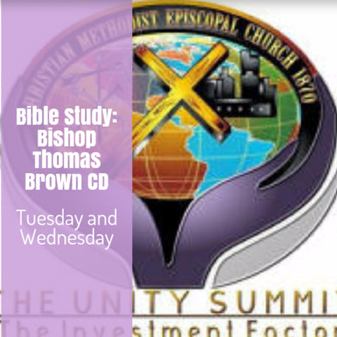 Bible Study Bishop Thomas Brown 2 CDs